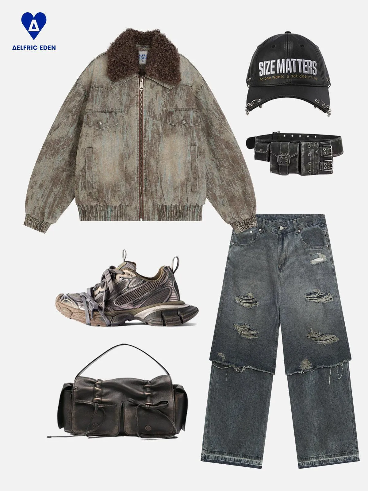 Aelfric Eden Washed Plush Collar Coat sold by Aelfric Eden product image thumbnail 3