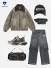 Aelfric Eden Distressed Two Layer Baggy Jeans sold by Aelfric Eden