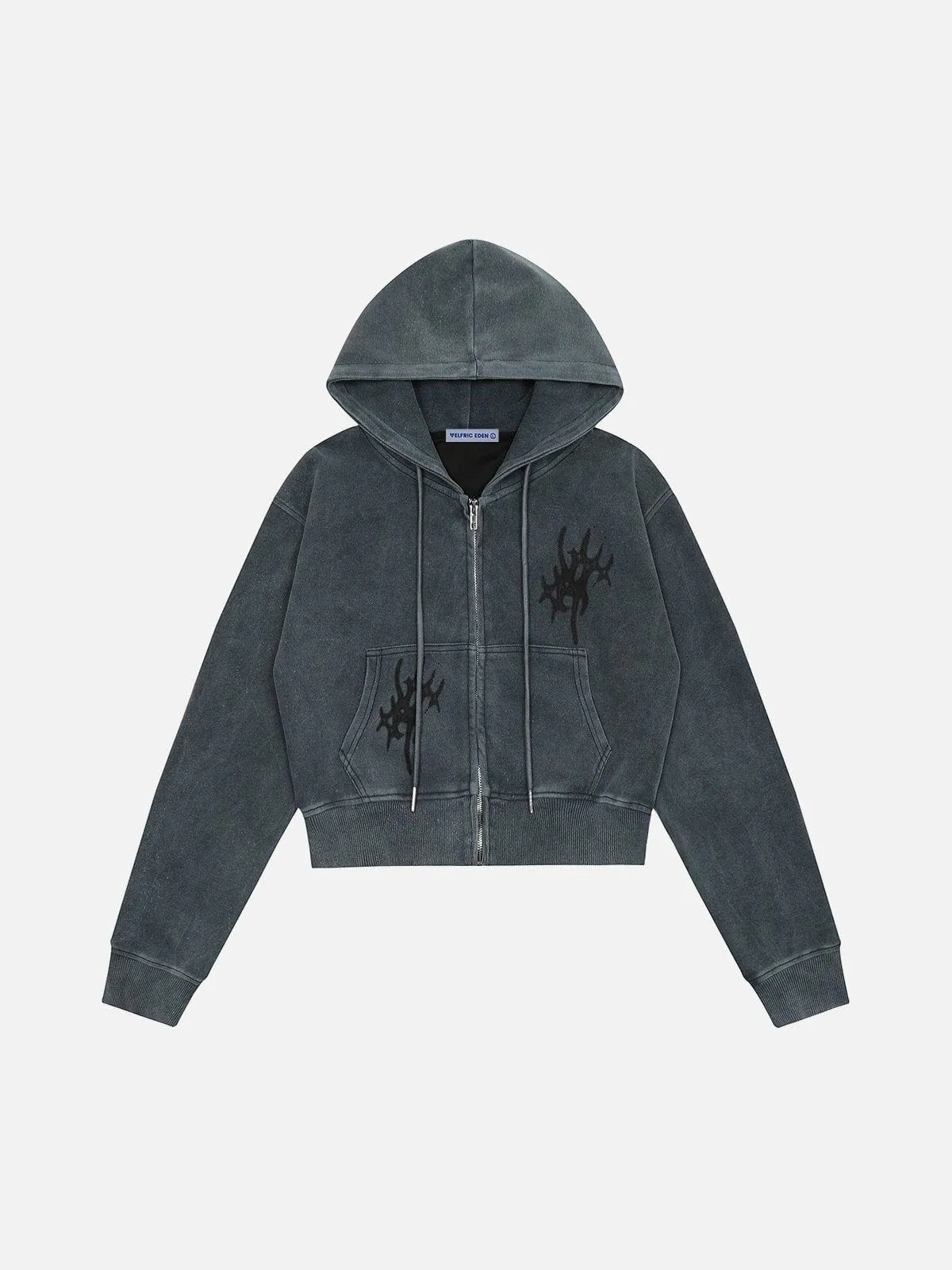 Aelfric Eden Washed Cropped Zip Up Hoodie sold by Aelfric Eden