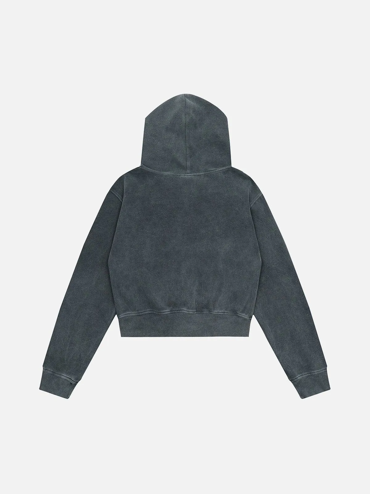 Aelfric Eden Washed Cropped Zip Up Hoodie sold by Aelfric Eden product image thumbnail 3