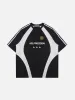 [Holiday Special] Patchwork Contrast Racing Tee sold by Aelfric Eden
