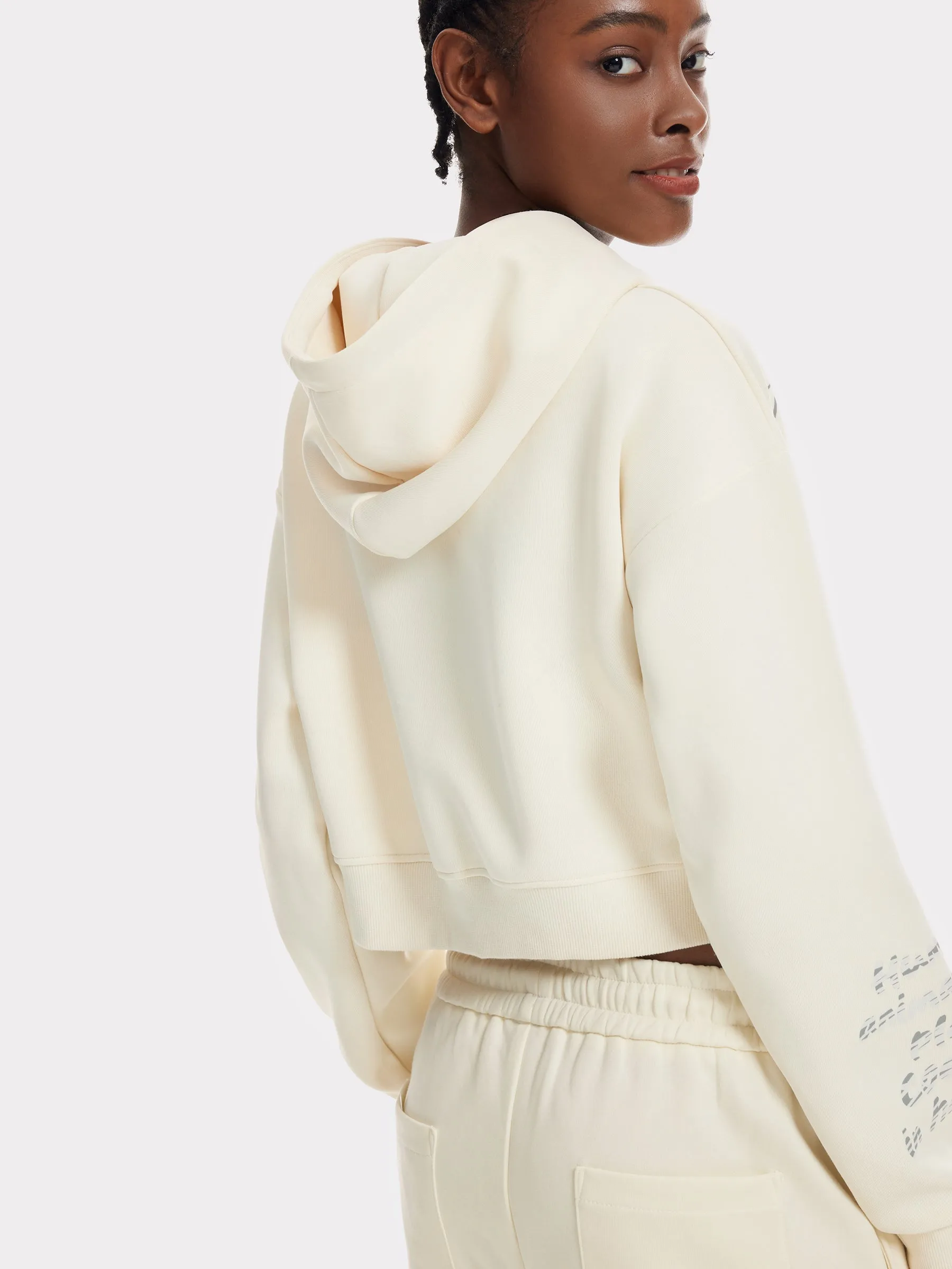 Aelfric Eden Graffiti Print Crop Hoodie sold by Aelfric Eden product image thumbnail 5