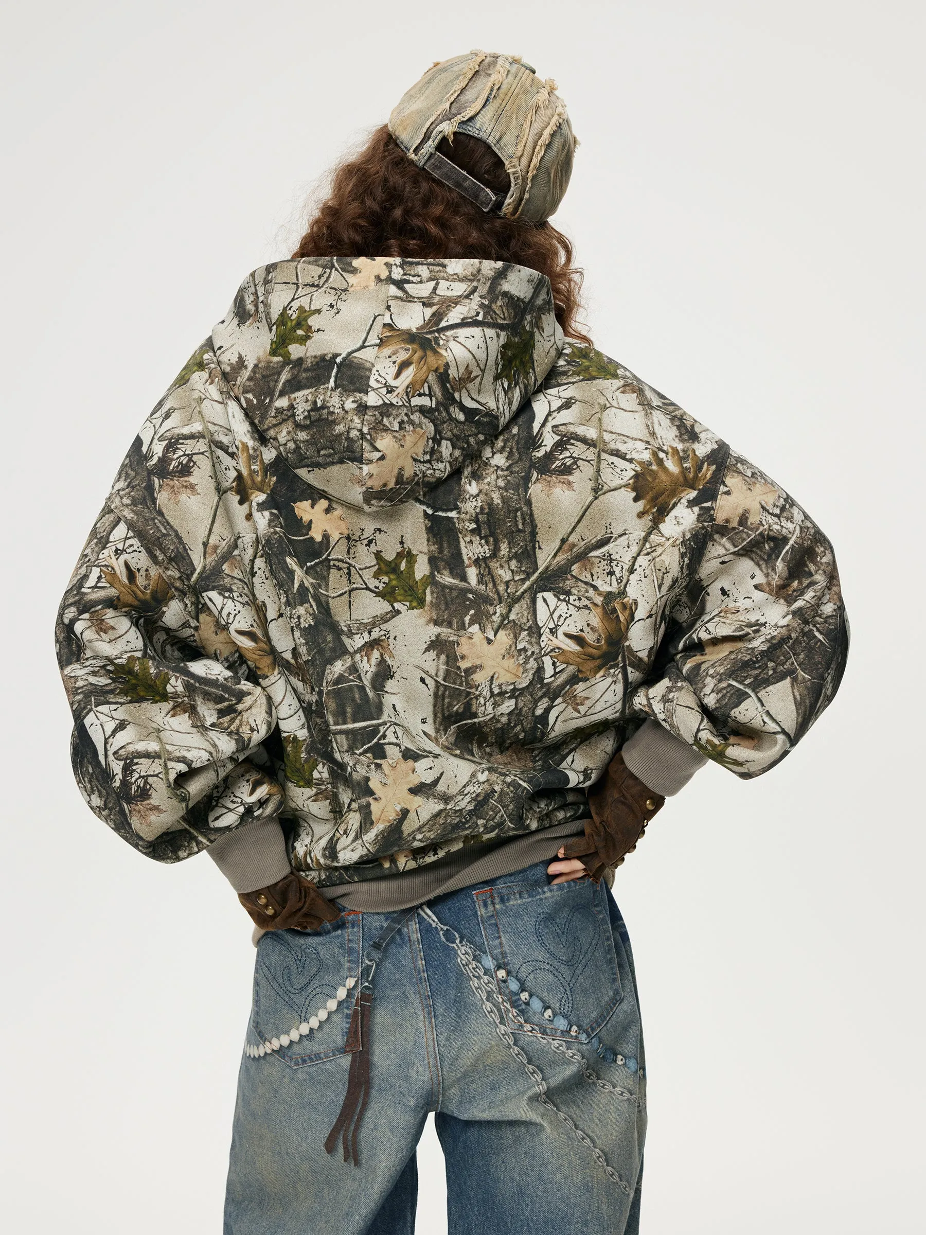 Aelfric Eden Oversized Camo Hoodie sold by Aelfric Eden product image thumbnail 4