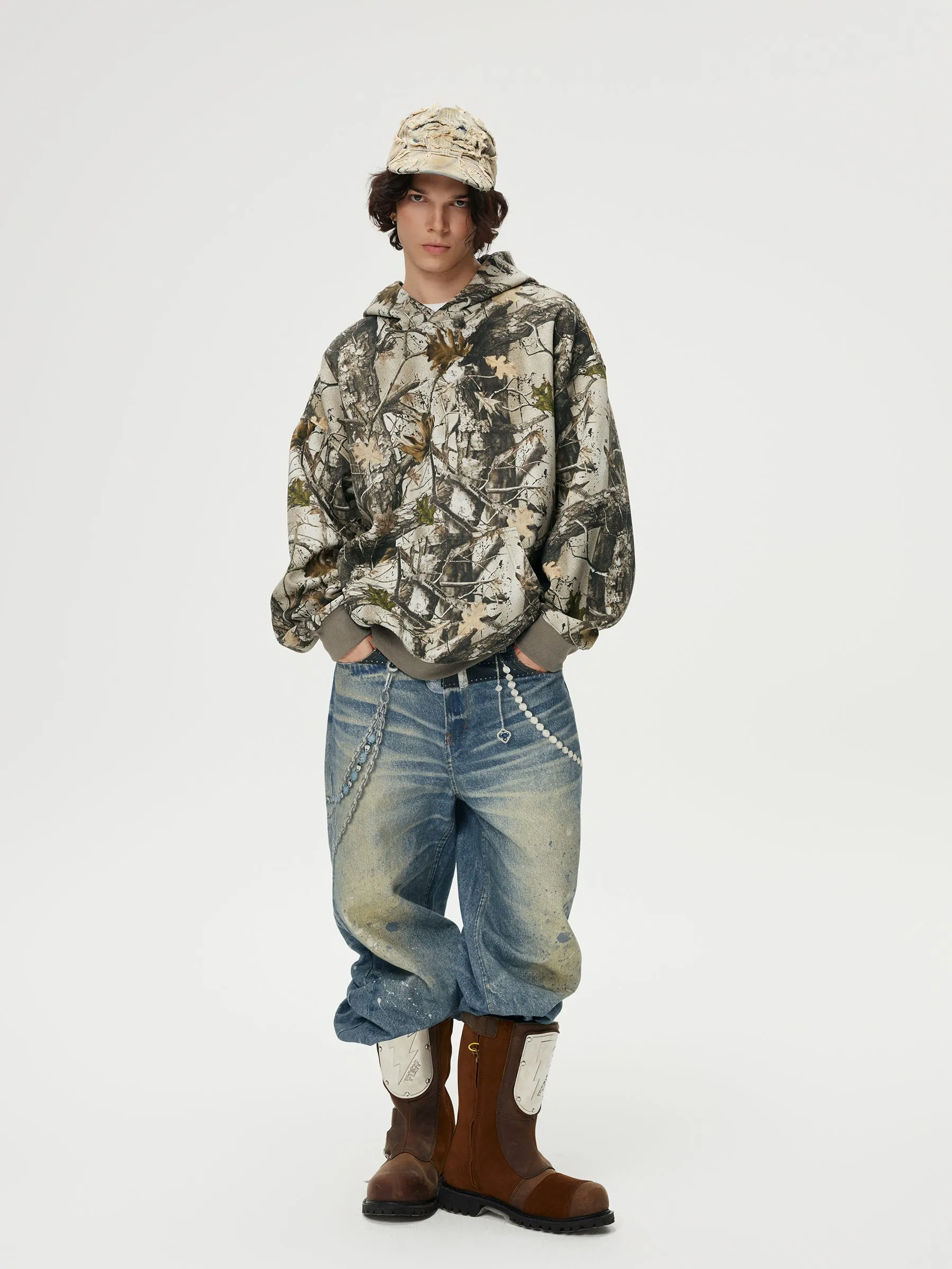 Aelfric Eden Oversized Camo Hoodie sold by Aelfric Eden product image thumbnail 2