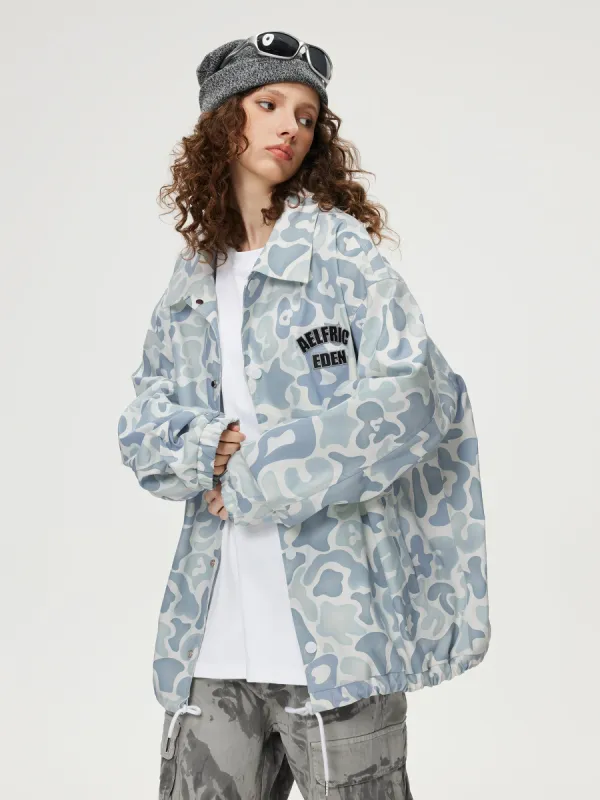 Aelfric Eden Blue Grey Camouflage Jacket sold by Aelfric Eden