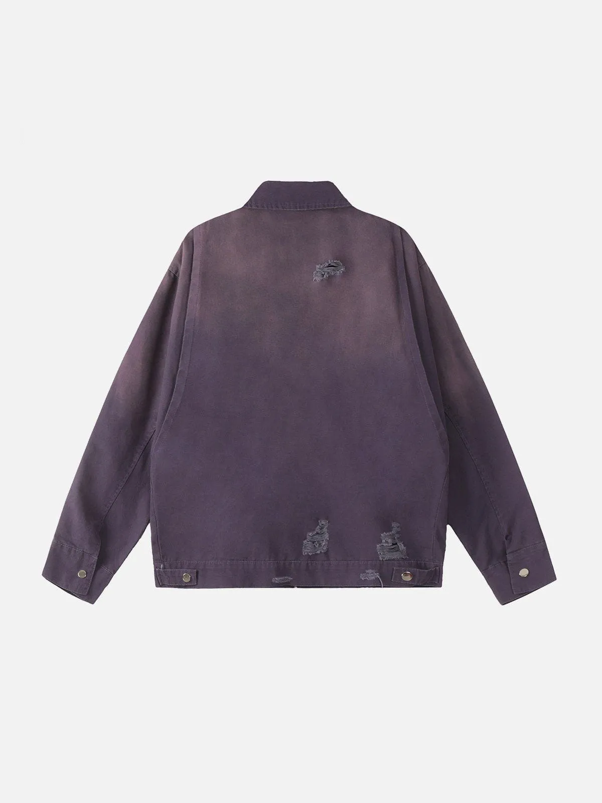 Aelfric Eden Distressed Washed Denim Jacket sold by Aelfric Eden product image thumbnail 3