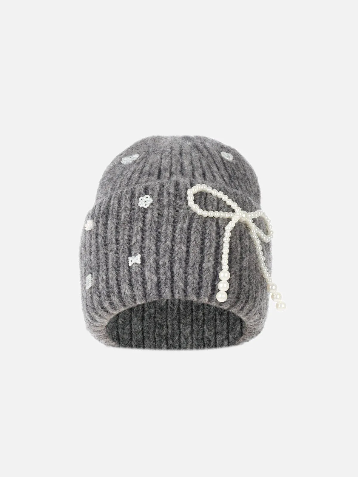Pearl Bow Knit Beanie sold by Aelfric Eden product image thumbnail 4