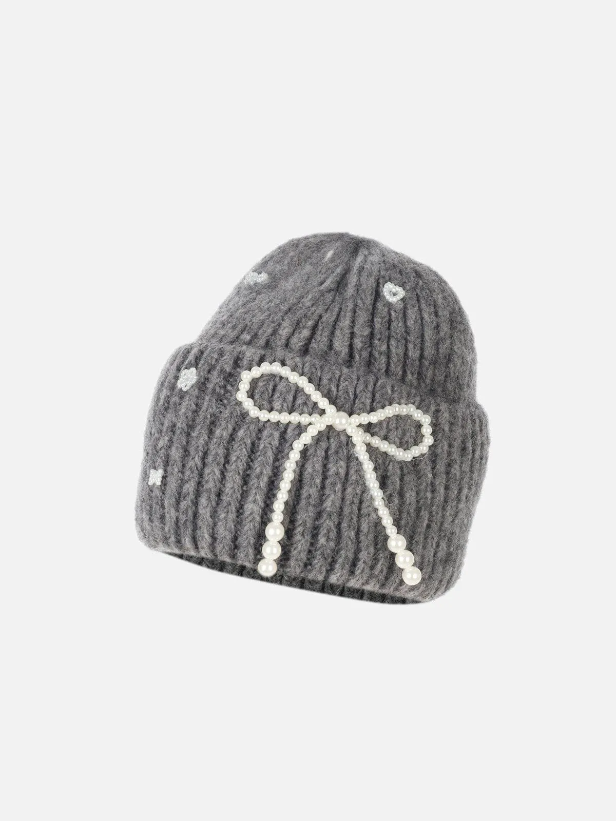 Pearl Bow Knit Beanie sold by Aelfric Eden product image thumbnail 3