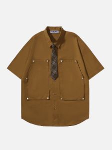Aelfric Eden Creative Pocket Design Short Sleeve Shirts sold by Aelfric Eden