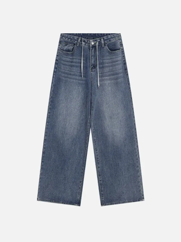 Aelfric Eden Drawstring Washed Baggy Jeans sold by Aelfric Eden
