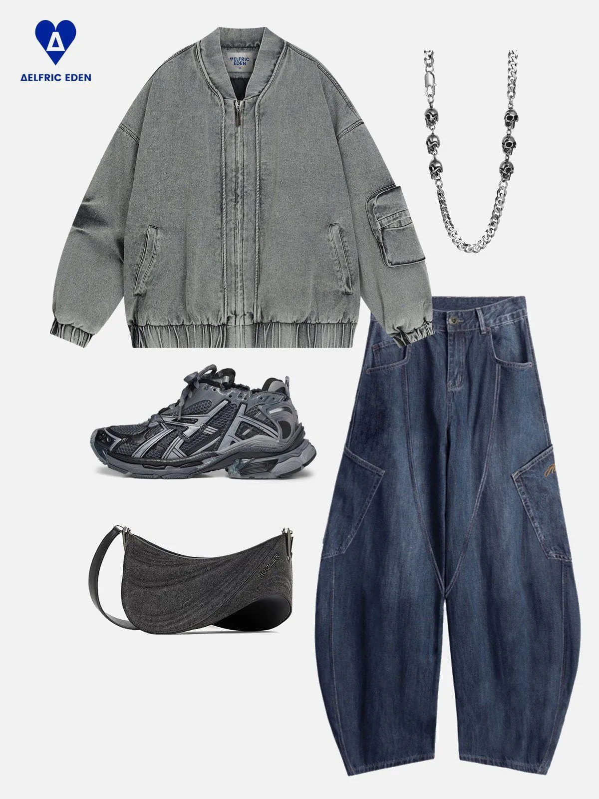 Aelfric Eden Zip Up Washed Coat sold by Aelfric Eden product image thumbnail 3