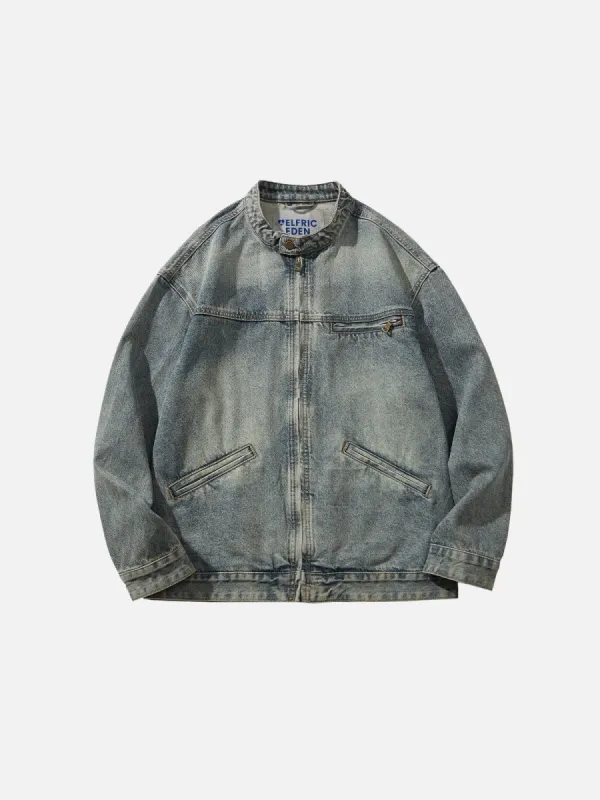 Aelfric Eden Basic Washed Denim Jacket sold by Aelfric Eden