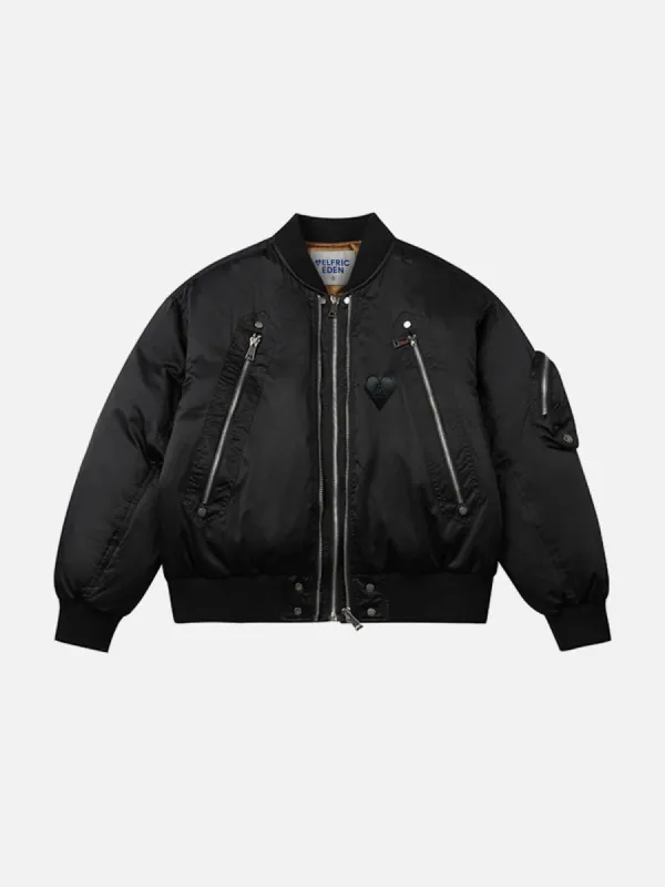 Aelfric Eden Double Zip Up Bomber Jacket sold by Aelfric Eden