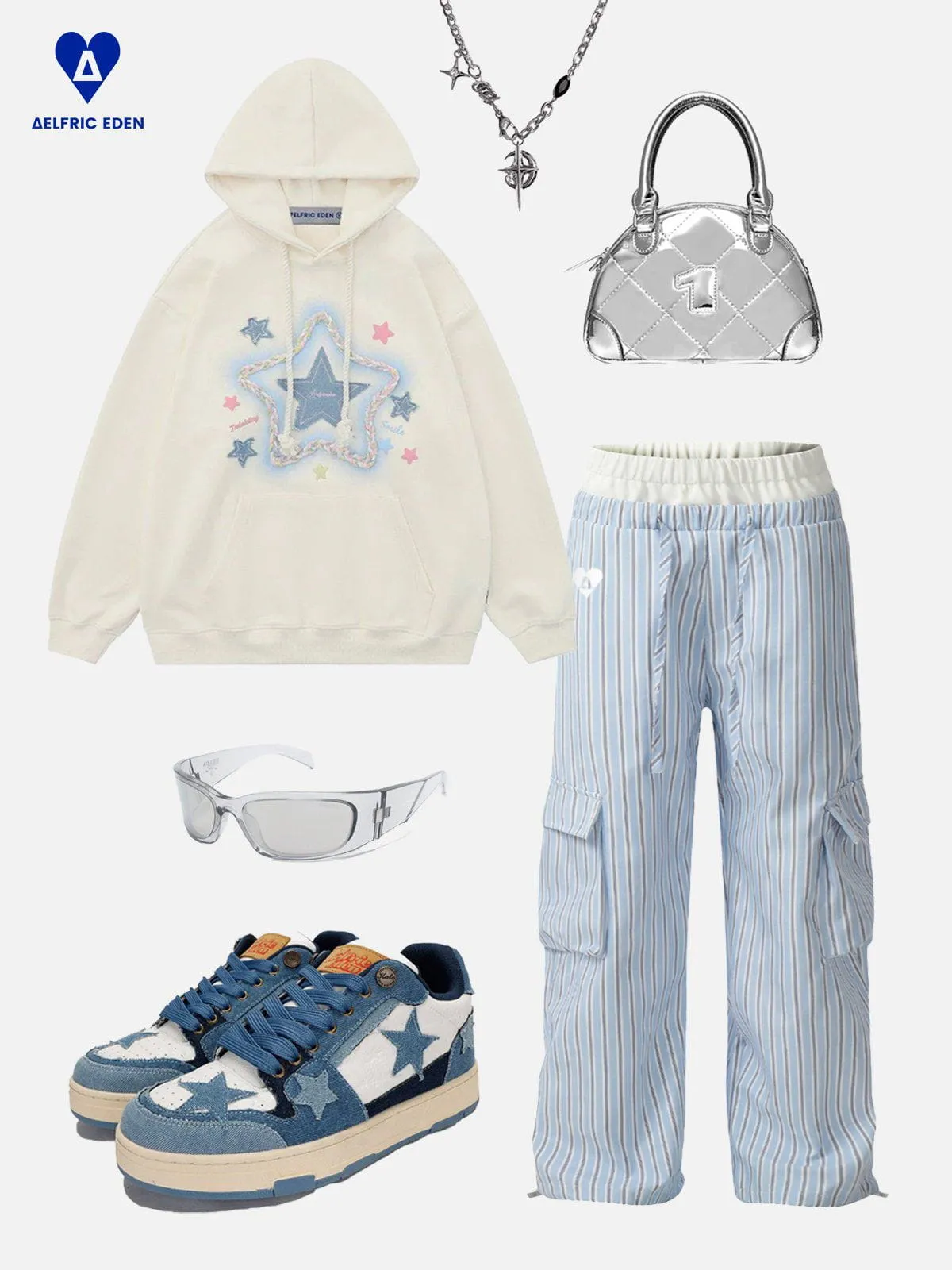 Aelfric Eden Stripe Double Waist Cargo Pants sold by Aelfric Eden product image thumbnail 3