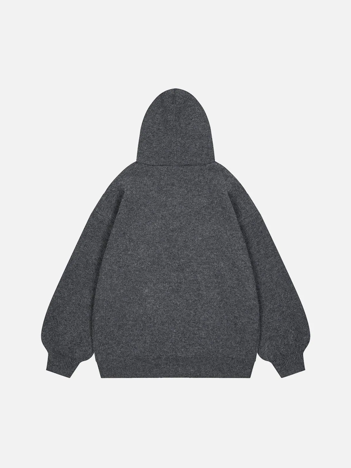 Aelfric Eden Knit Plaid Tie Hoodie sold by Aelfric Eden product image thumbnail 3