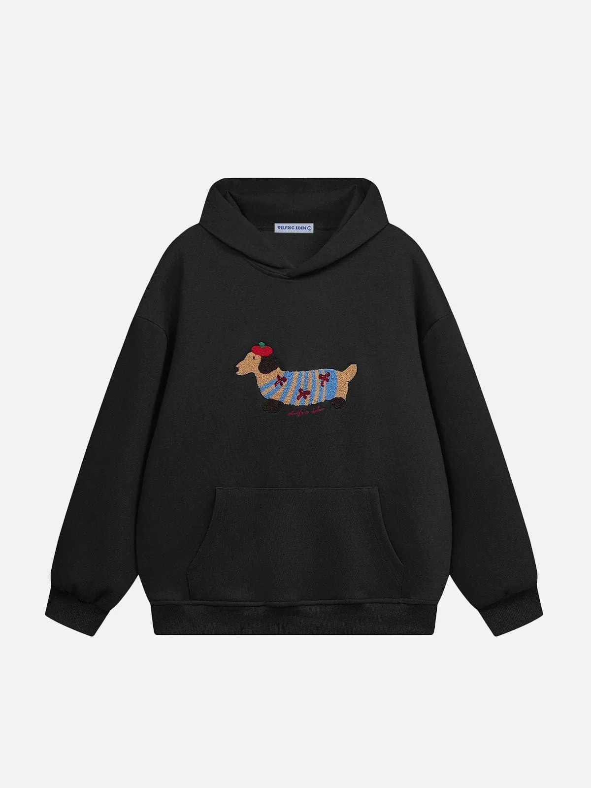 Aelfric Eden Cartoon Dachshund Hoodie sold by Aelfric Eden