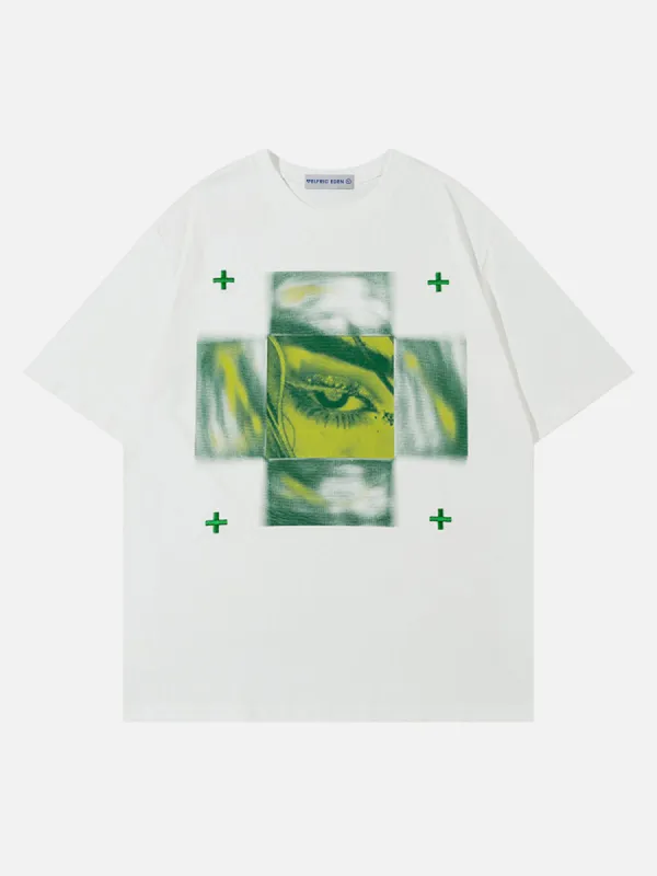 Aelfric Eden Blurring Eye Print Tee sold by Aelfric Eden