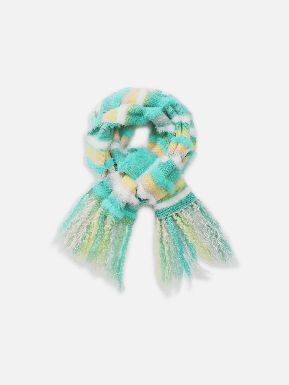 Christmas Stripe Gradient Scarf sold by Aelfric Eden