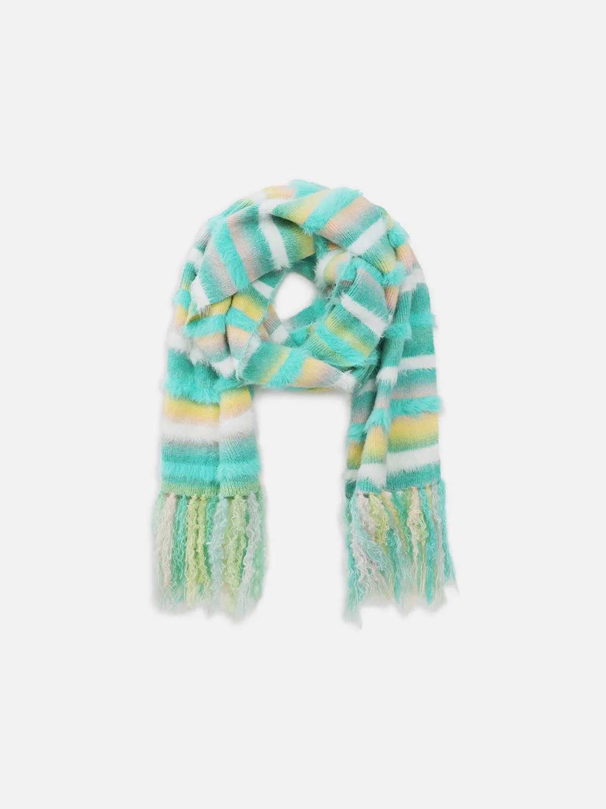 Christmas Stripe Gradient Scarf sold by Aelfric Eden product image thumbnail 2