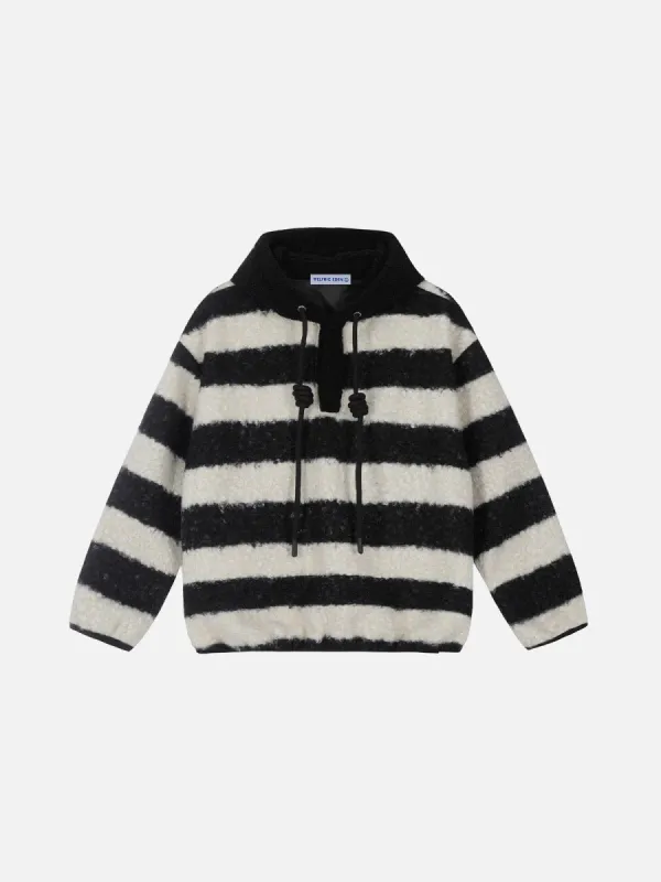 Aelfric Eden Stripe Pattern Pullover Hoodie sold by Aelfric Eden