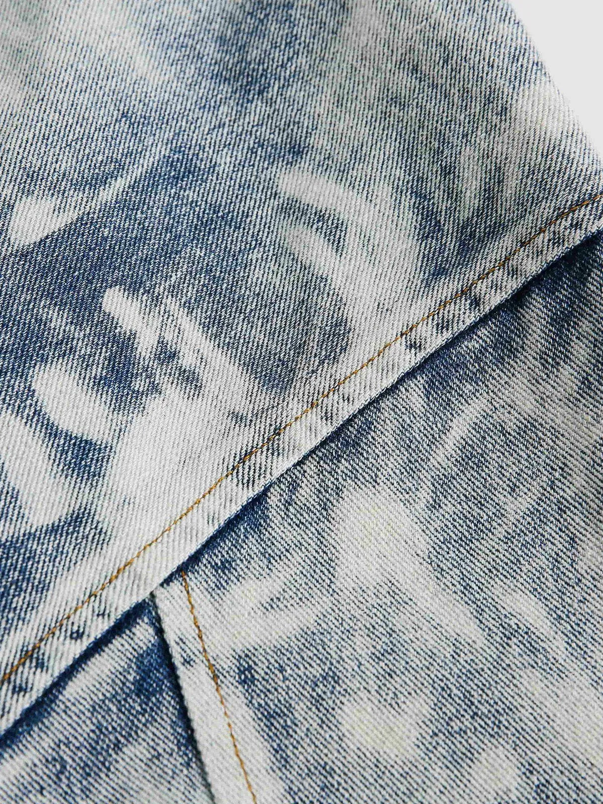 Aelfric Eden Patchwork Washed Denim Jacket sold by Aelfric Eden product image thumbnail 4