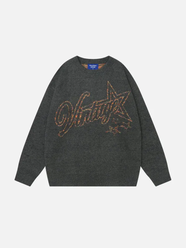 Aelfric Eden Vintage Star Graphic Sweater sold by Aelfric Eden