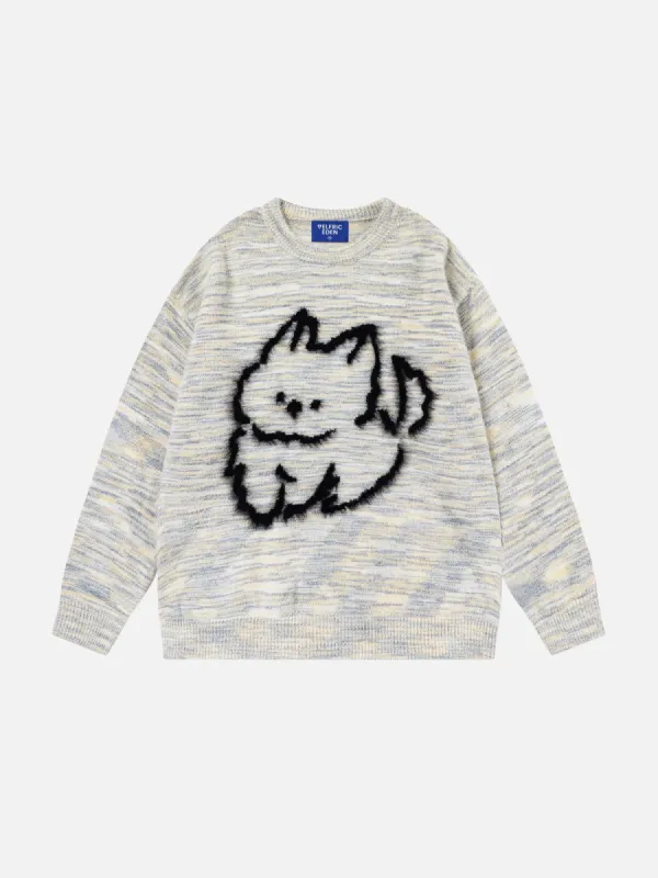 Aelfric Eden Cat Graphic Sweater sold by Aelfric Eden