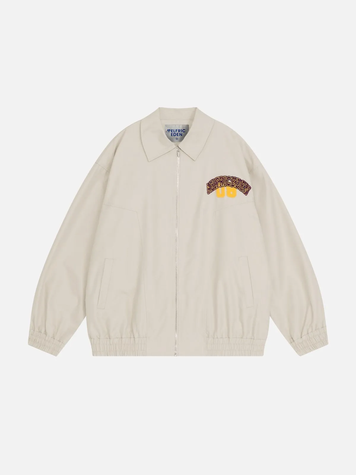 Aelfric Eden Embroidery Zip Up Varsity Jacket sold by Aelfric Eden