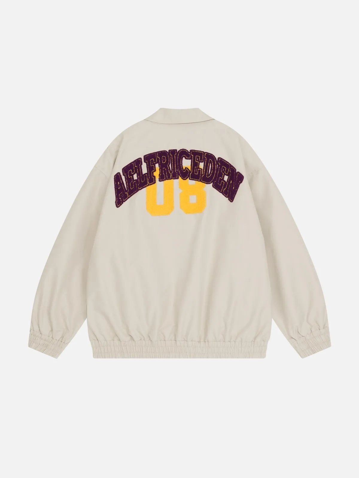 Aelfric Eden Embroidery Zip Up Varsity Jacket sold by Aelfric Eden product image thumbnail 2