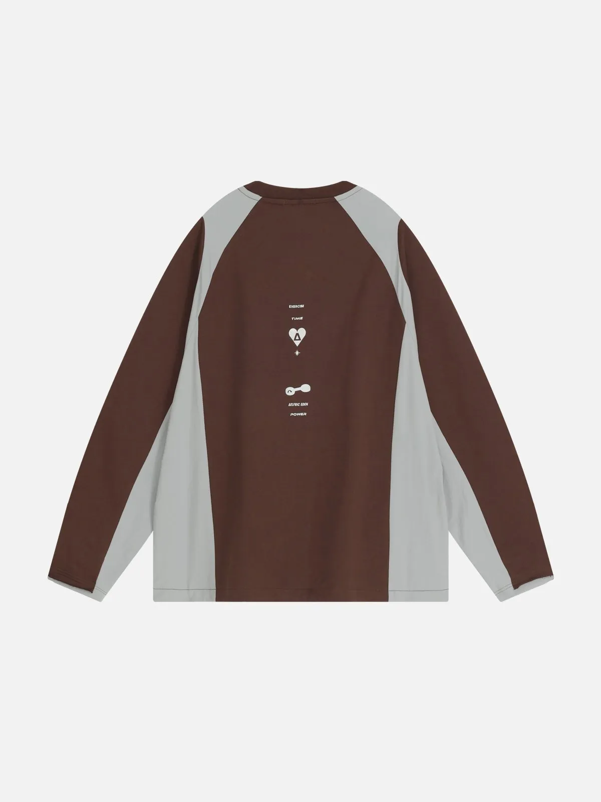 Aelfric Eden Color Blocking Basic Print Sweatshirt sold by Aelfric Eden product image thumbnail 2