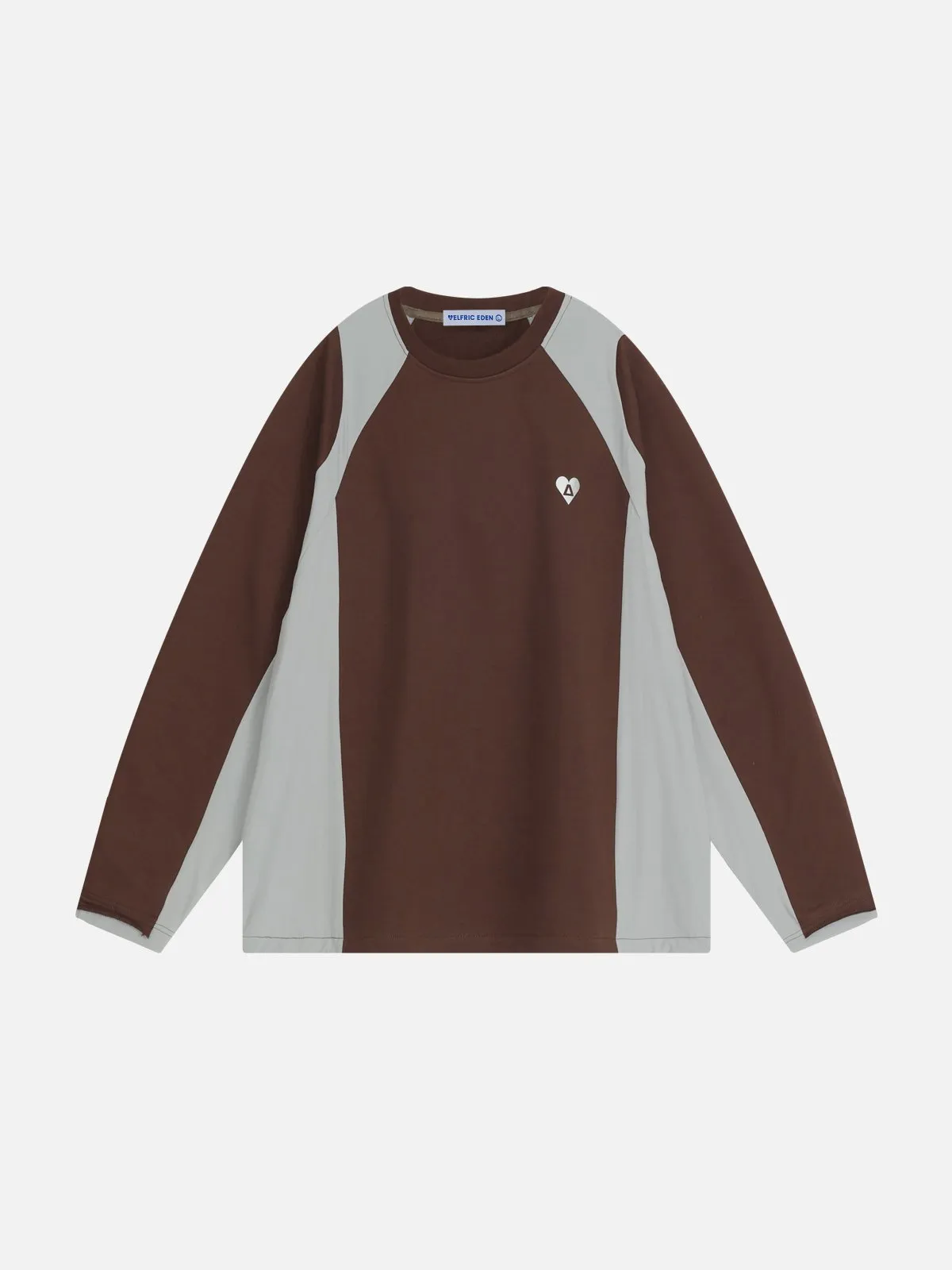 Aelfric Eden Color Blocking Basic Print Sweatshirt sold by Aelfric Eden