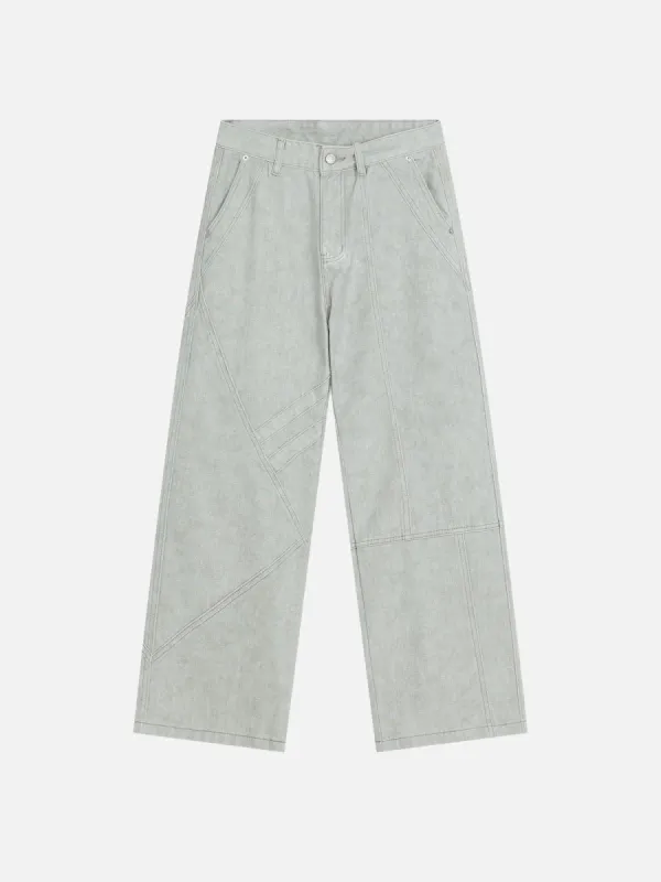 Aelfric Eden Deconstructive Patchwork Washed Jeans sold by Aelfric Eden