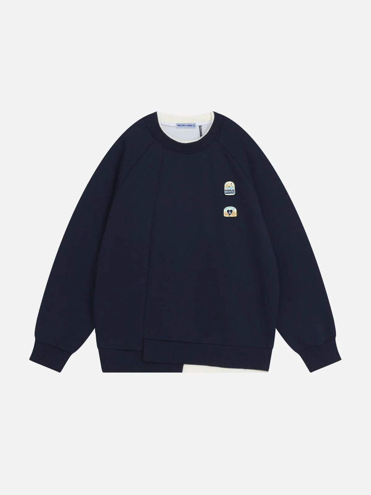 Aelfric Eden Irregular Patchwork Two Layer Sweatshirt sold by Aelfric Eden