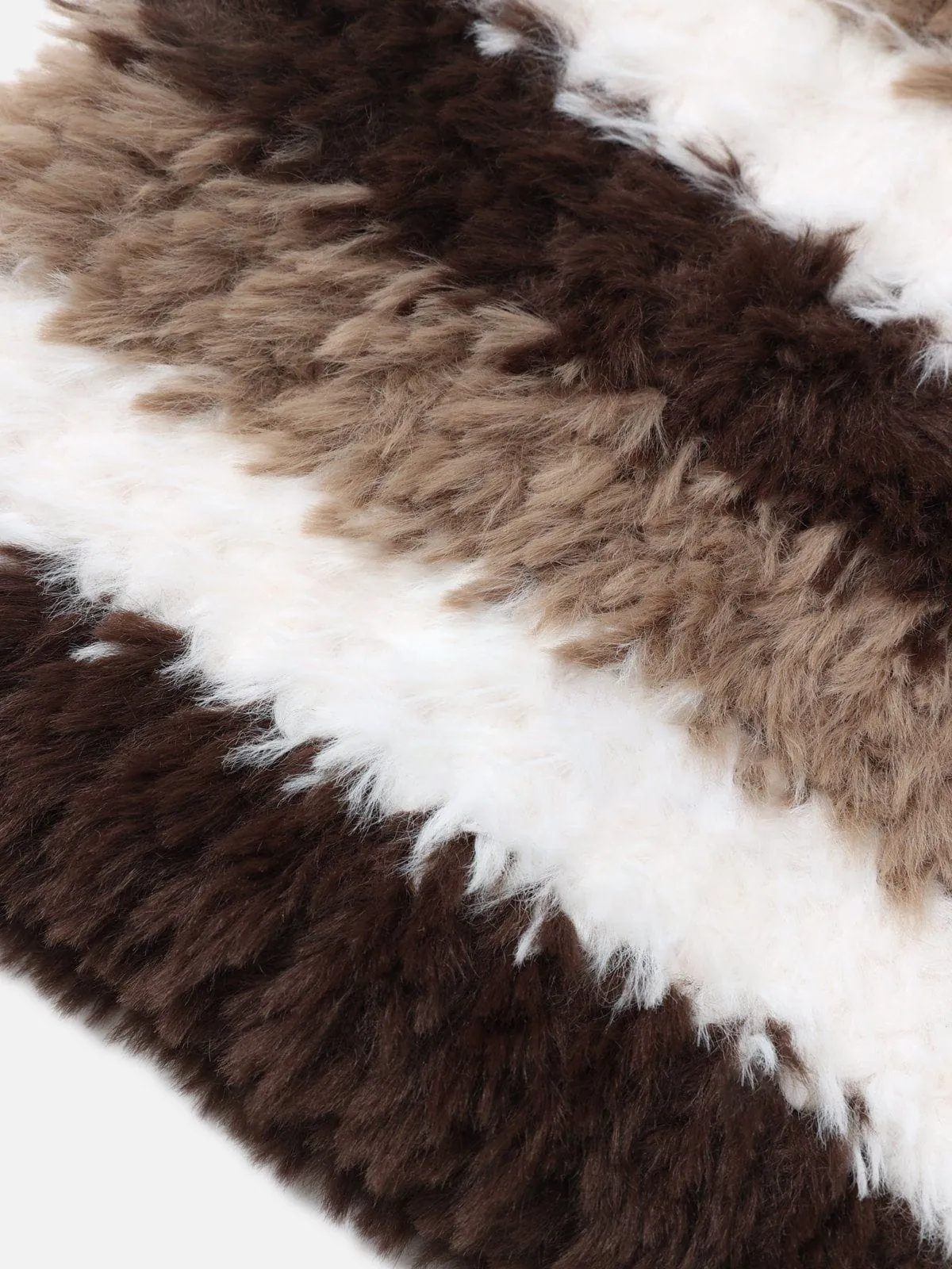 Stripe Plush Beanie sold by Aelfric Eden product image thumbnail 2