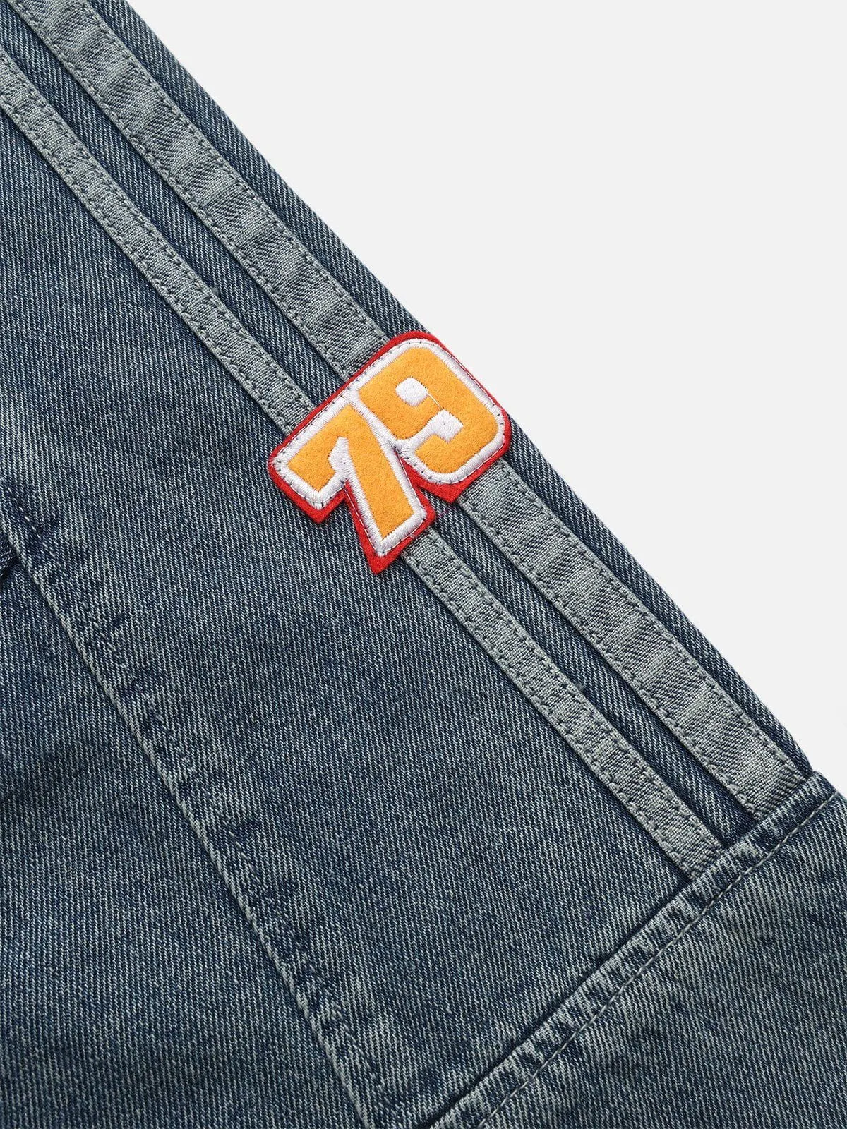 Aelfric Eden Washed Denim Racing Jacket sold by Aelfric Eden product image thumbnail 5