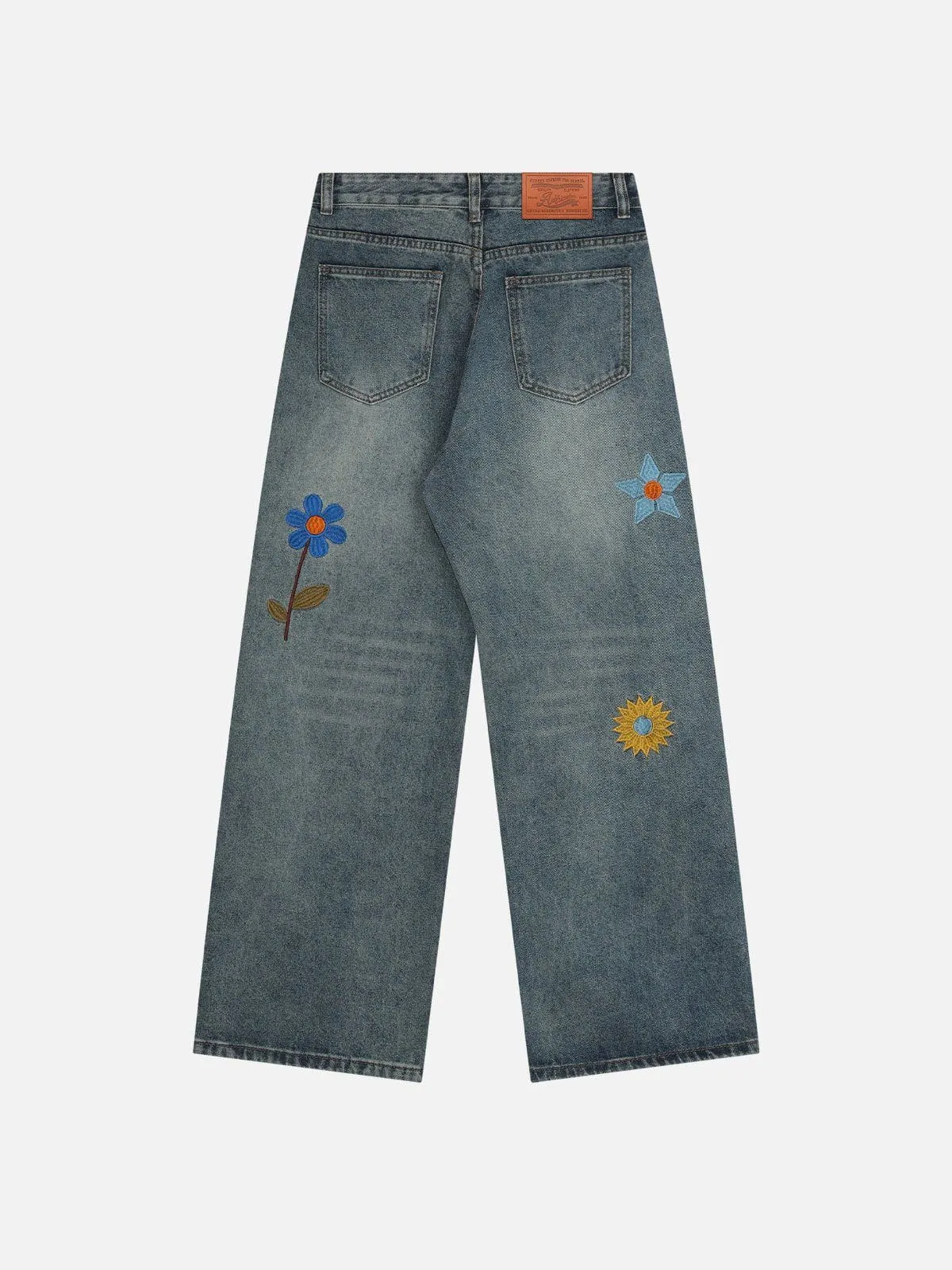 Aelfric Eden Floral Embroidery Jeans sold by Aelfric Eden product image thumbnail 2