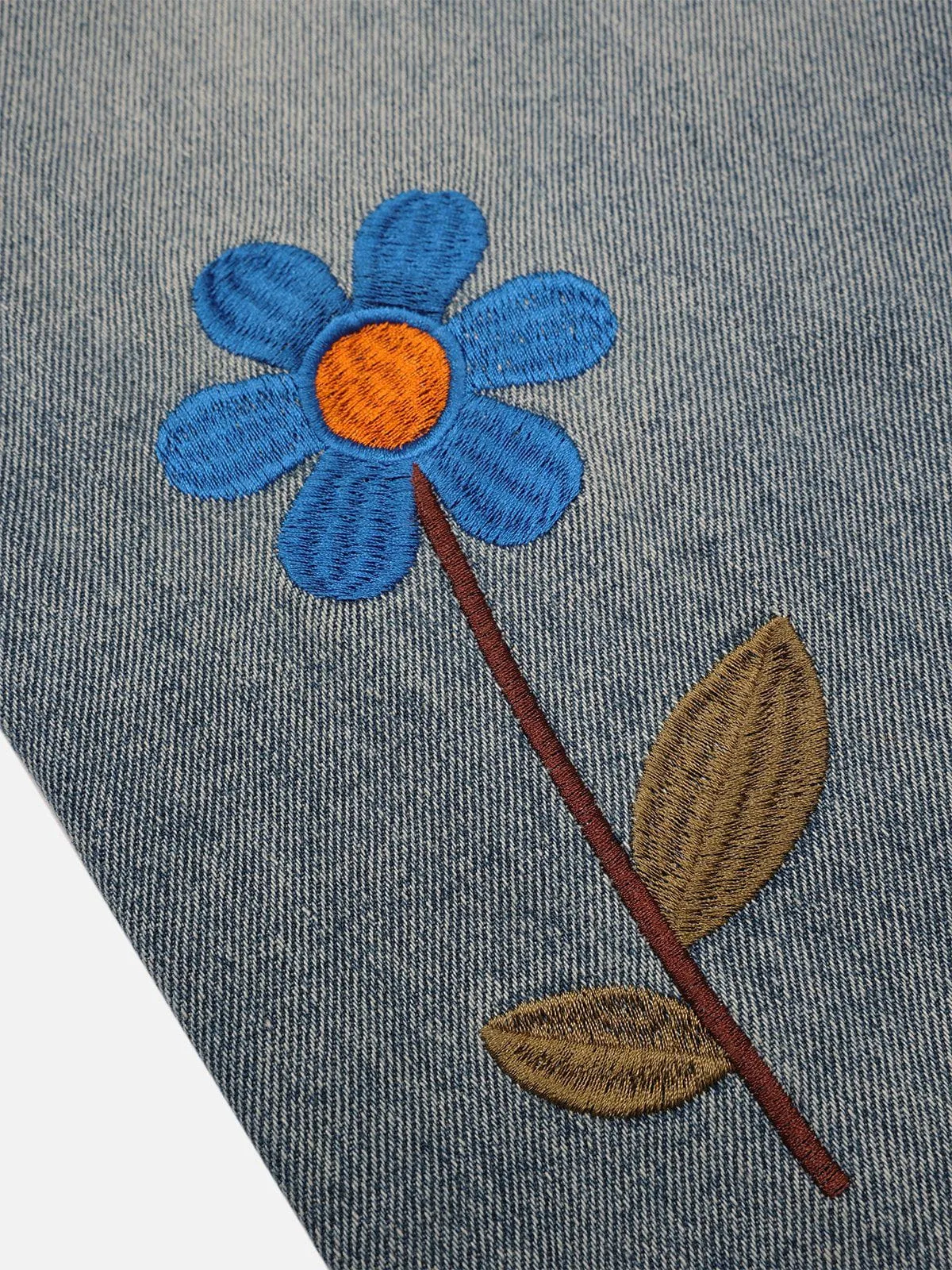 Aelfric Eden Floral Embroidery Jeans sold by Aelfric Eden product image thumbnail 4