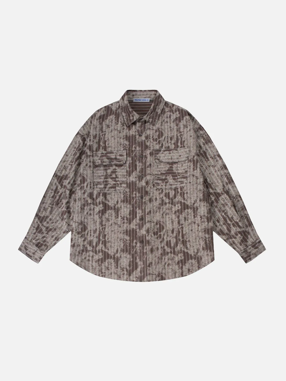 Aelfric Eden Tie Dye Texture Long Sleeve Shirt sold by Aelfric Eden