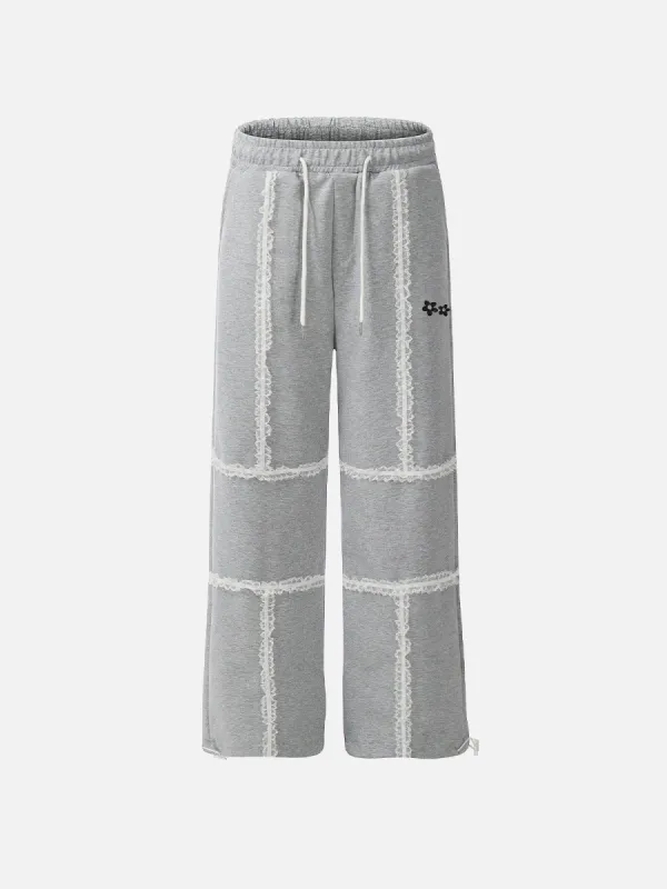 Aelfric Eden Lace Patchwork Sweatpants sold by Aelfric Eden