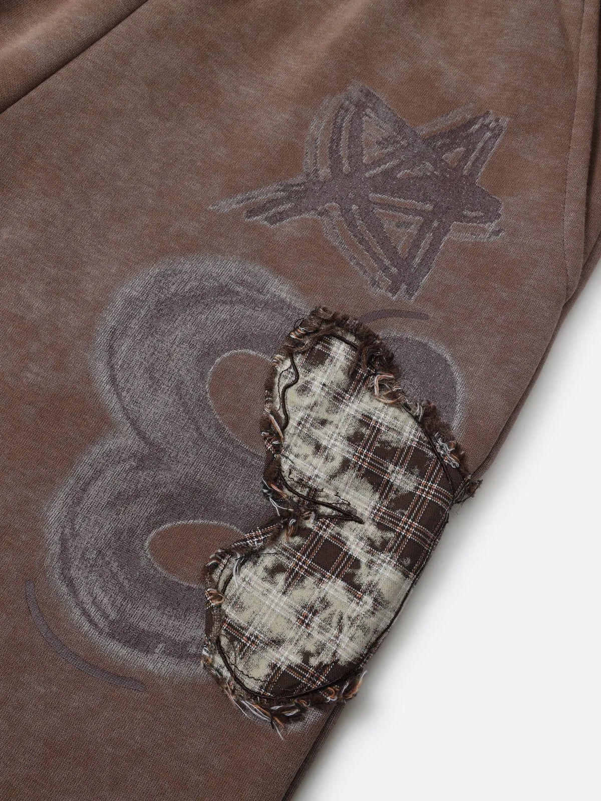 Aelfric Eden Embroidery Butterfly Washed Sweatpants sold by Aelfric Eden product image thumbnail 3