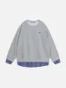 Aelfric Eden Plaid Two Layer Sweatshirt sold by Aelfric Eden