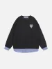 Aelfric Eden Plaid Two Layer Sweatshirt sold by Aelfric Eden