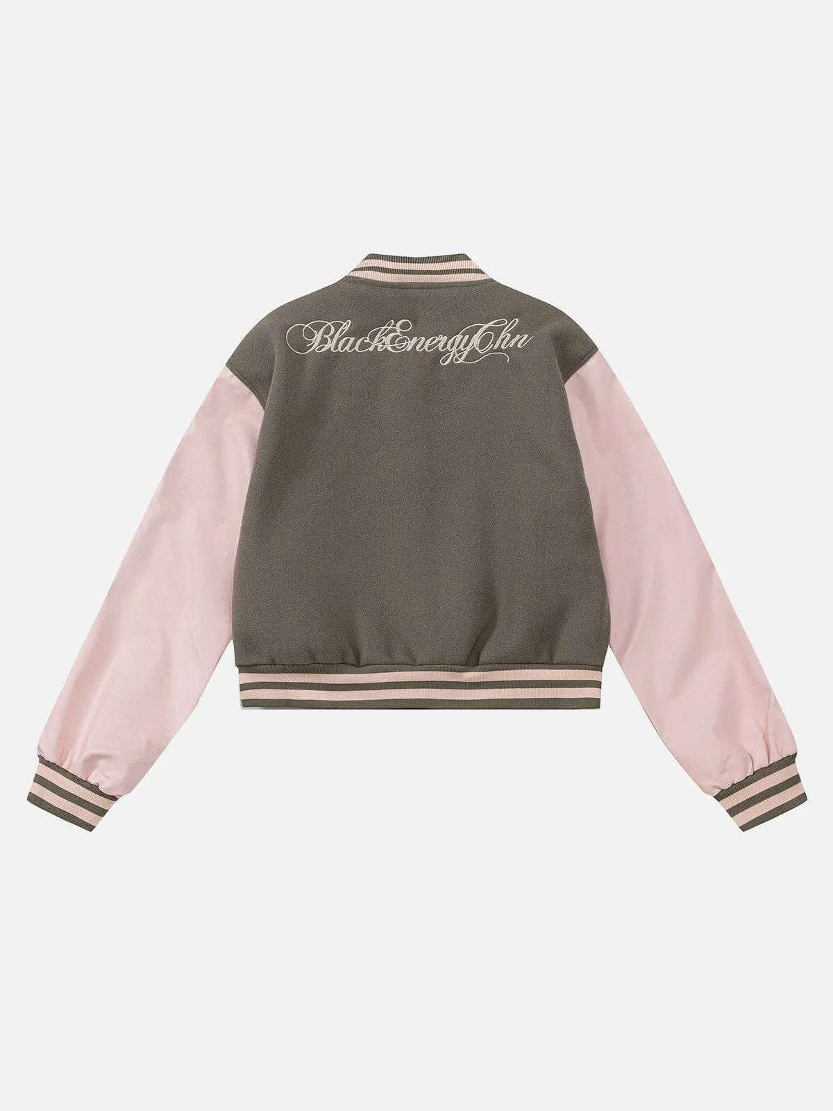 Aelfric Eden Letter Embroidery Varsity Jacket sold by Aelfric Eden product image thumbnail 2