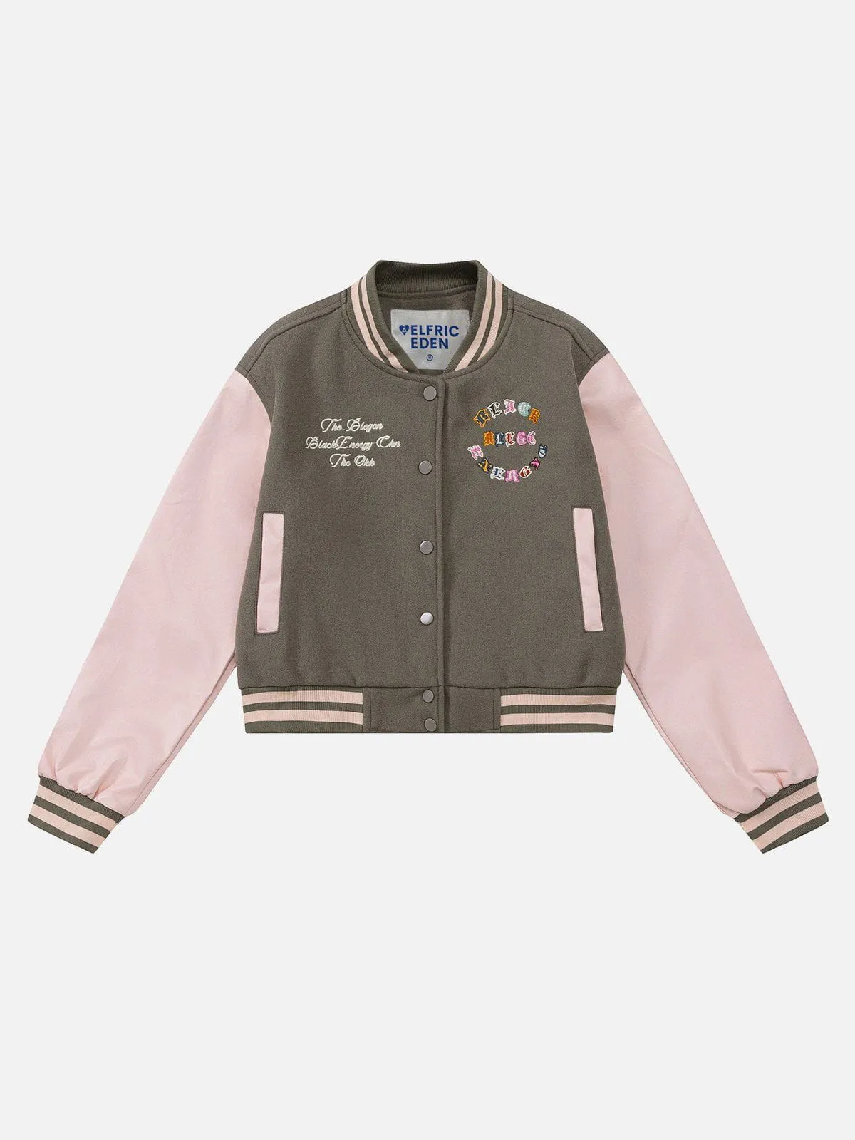 Aelfric Eden Letter Embroidery Varsity Jacket sold by Aelfric Eden