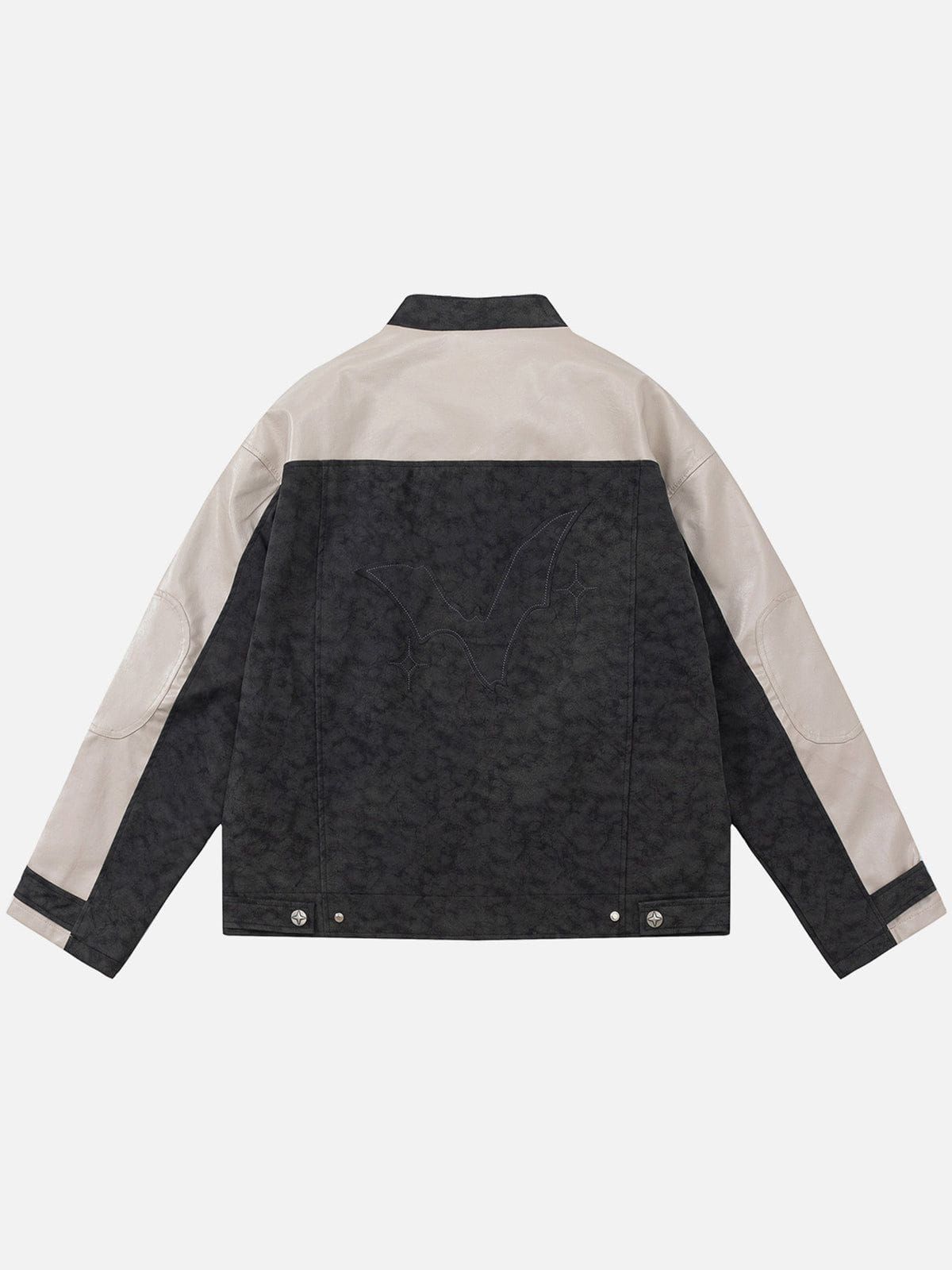 Aelfric Eden Multi Zip Up Patchwork Leather Jacket sold by Aelfric Eden product image thumbnail 2