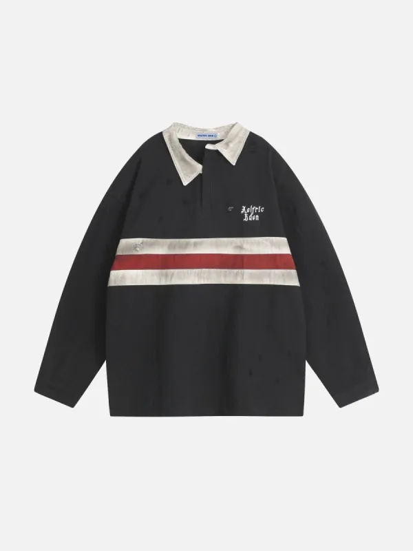 Aelfric Eden Irregular Collar Long Sleeve Tee sold by Aelfric Eden