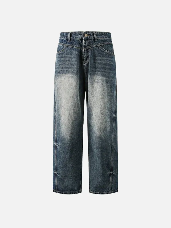 Aelfric Eden Washed Wrinkle Loose Jeans sold by Aelfric Eden