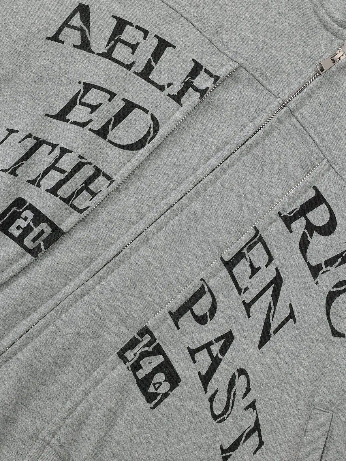 Aelfric Eden Two Layer Cropped Zip Up Hoodie sold by Aelfric Eden product image thumbnail 4