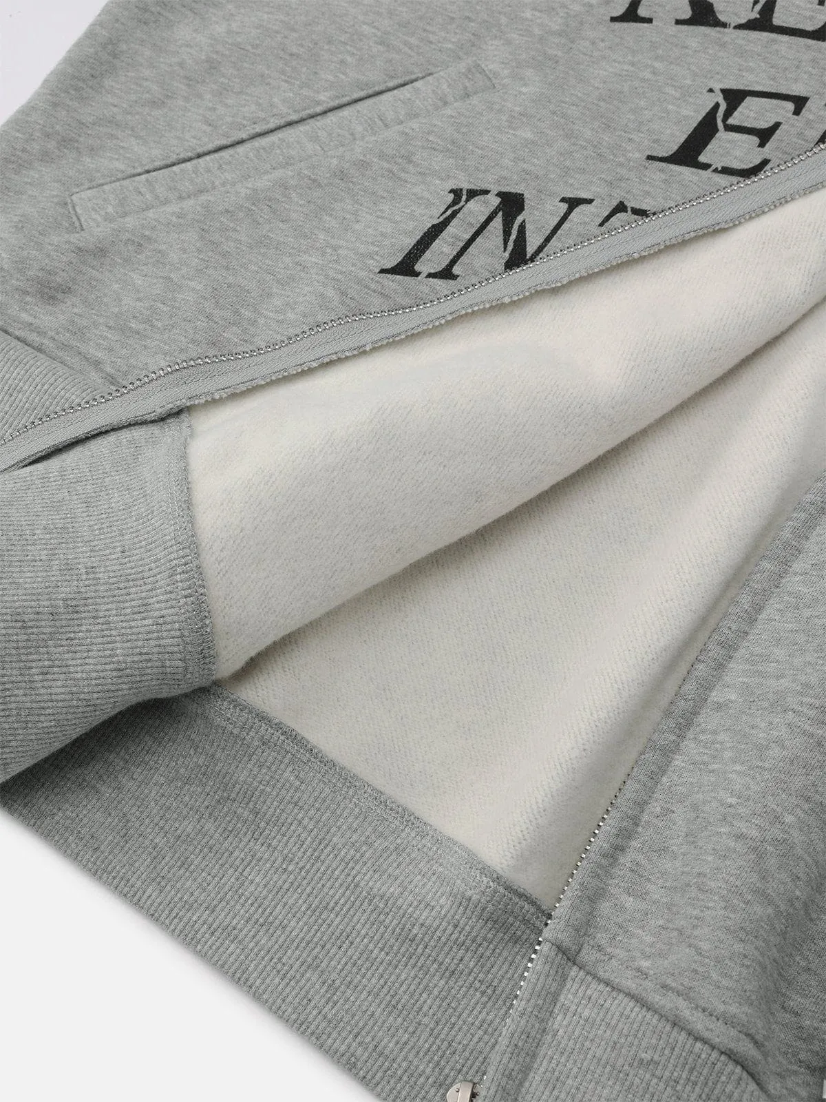 Aelfric Eden Two Layer Cropped Zip Up Hoodie sold by Aelfric Eden product image thumbnail 5