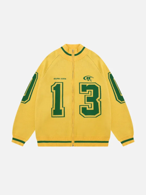 Aelfric Eden Number Graphic Cardigan sold by Aelfric Eden